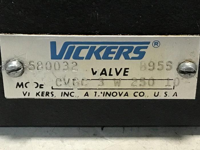 Used VICKERS Valve CVGC 3 W 250 10 USED #129924