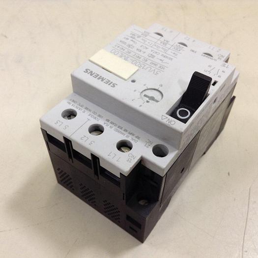 Used SIEMENS 6-10 Amp Motor Protector Breaker 3VU1300-1ML00 #86022