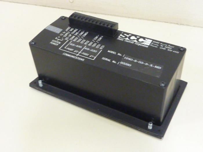 Used STATIC CONTROLS CORP Operator Interface 1040-S-03-8-X-MB #63096