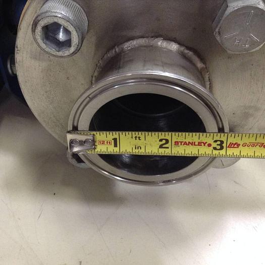 Used DEZURIK 316 Stainless Steel Bypass Valve w/ Actuator 9220443 #75561