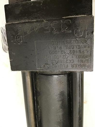 Used PARKER Injector Sled Cylinder 02.00 H2HLTS182 12.000 USED