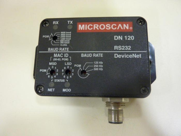 Used MICROSCAN Interface Box DN 120 #51818