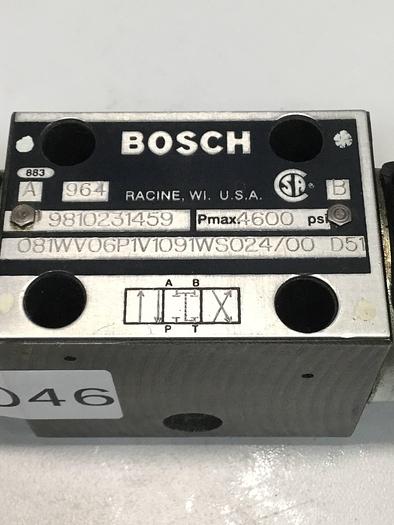 Used BOSCH Relief Valve 9810231459 081WV06P1V1091WS024/00D51 Used