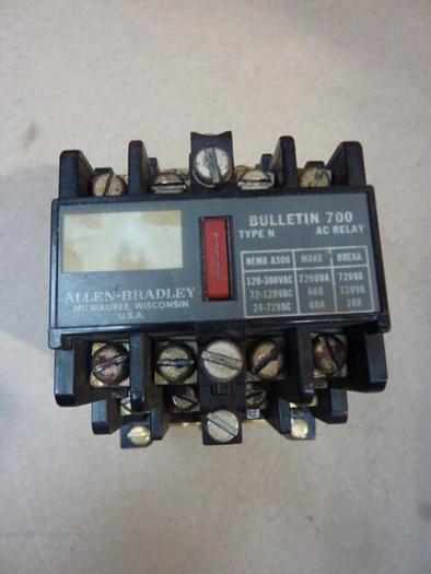Used ALLEN BRADLEY AC Relay 700-N800A1 SER C #35940