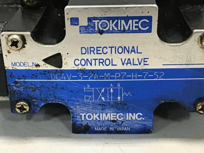 Used TOKIMEC Directional Control Valve DG4V-3-2A-M-P7-H-7-52 #95794