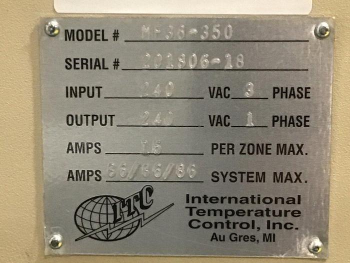 IDEAL MACHINERY 36 Zone Hot Runner IM-MF36-350-A1TP #131636