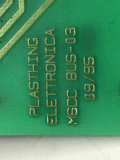 Used PLASTHING BackPlane MSCC BUS-03 #119202