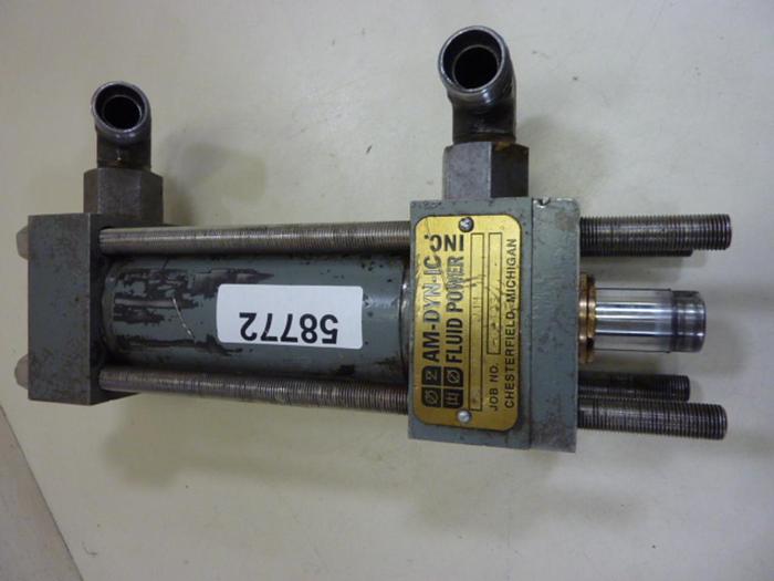 Used AM-DYN-IC FLUID POWER INC. Hydraulic Cylinder 25X4X1 WJ4 #58772