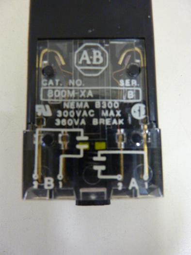 ALLEN BRADLEY Push Button 800MR-PB16 AMBER #54524
