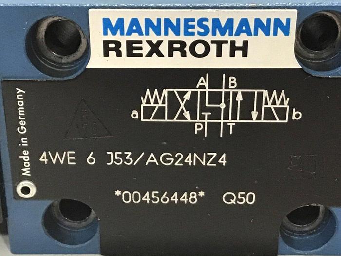 Used REXROTH Directional Control Valve 4WE6J53/AG24NZ4 #129663