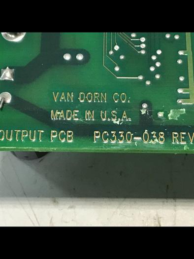 Used VAN DORN Pathfinder DC Output Board PC330-038 Used