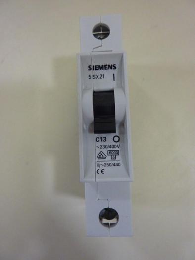 Used SIEMENS Circuit Breaker 13 Amp 5SX21-C13 #63773