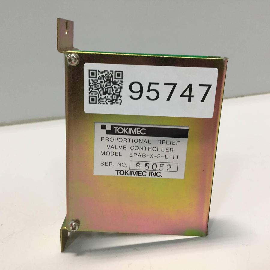 Used TOKIMEC Proportional Relief Valve Controller EPAB-X-2-L-11 Used