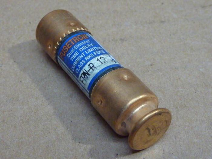 Used FUSETRON 12 Amp Fuse FRN-R-12 #33625