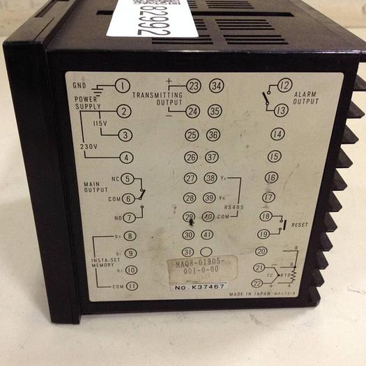 Used BARBER COLMAN Temperature Controller MAQ8-01905-001-0-00 #82992
