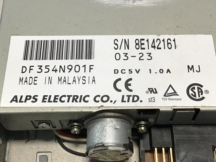 Used ALPS ELECTRIC Floppy Drive DF354N901F #129285