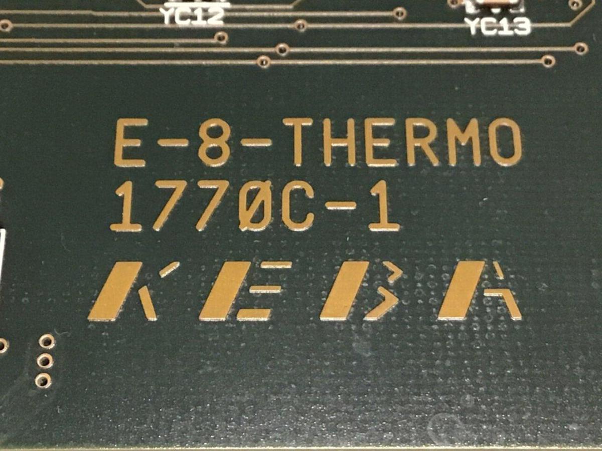 Used KEBA Engel 1770B-1 Circuit Board E-8-THERMO 1770C-1 #129456