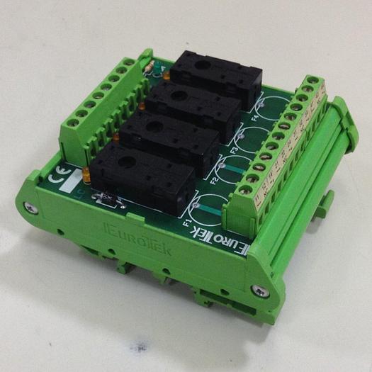 Used EUROTEK Breakout Board ET-MRZ04/24DC/SC/N/AR #82752