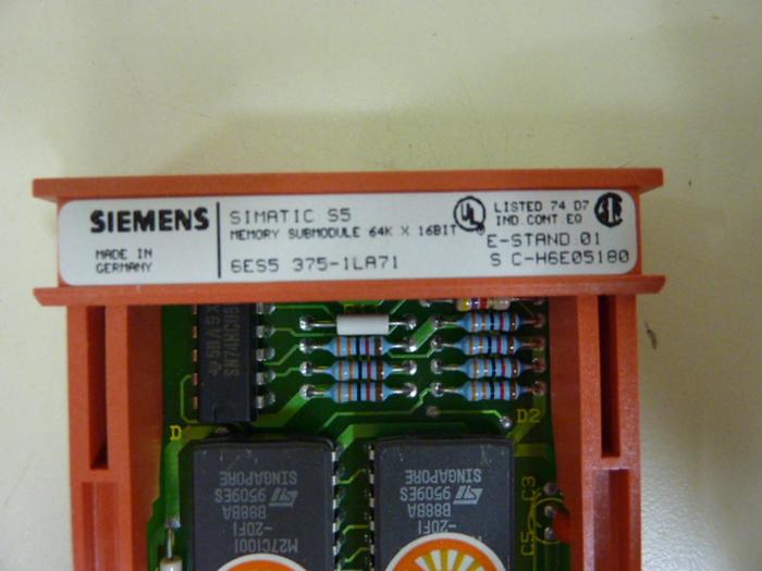 SIEMENS Memory Submodule 6ES5 375-1LA71 Used