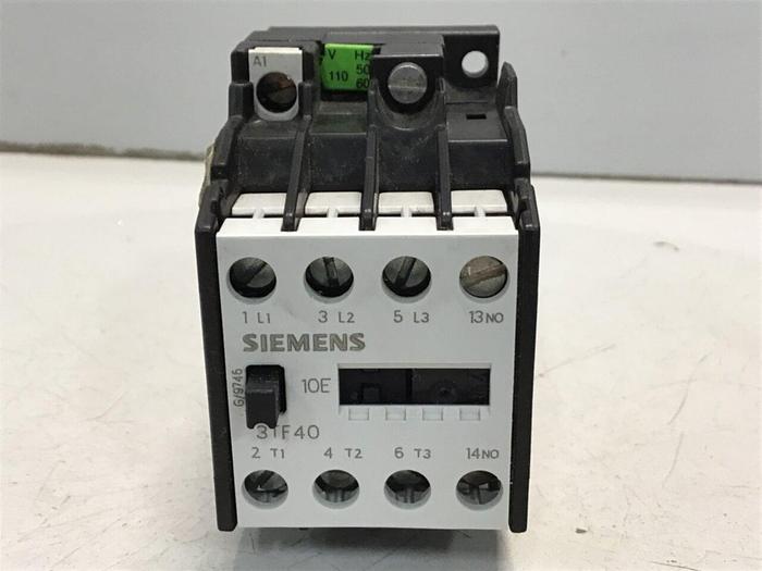 Used SIEMENS Contactor 3TF4010-0A #123994