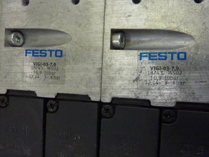Used FESTO Control Block / Valve Terminal IFB13-03 #63755