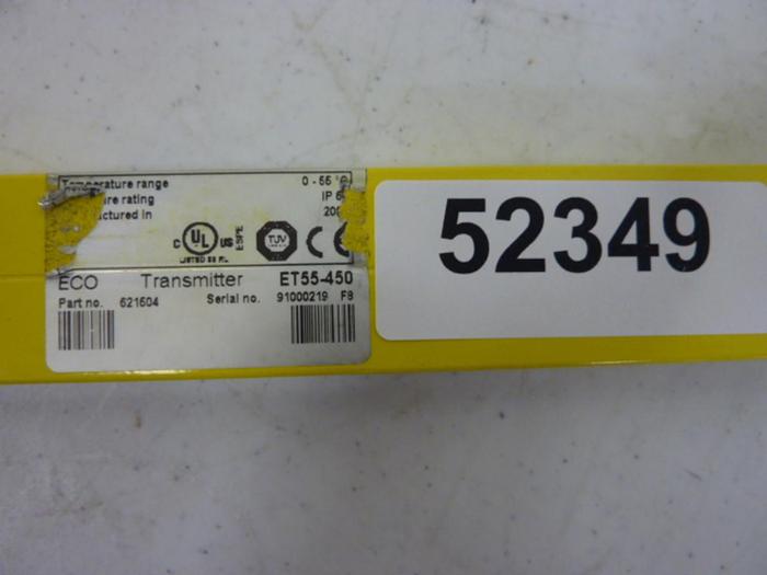 Used LEUZE Light Curtain Transmitter ET55-450 #52349