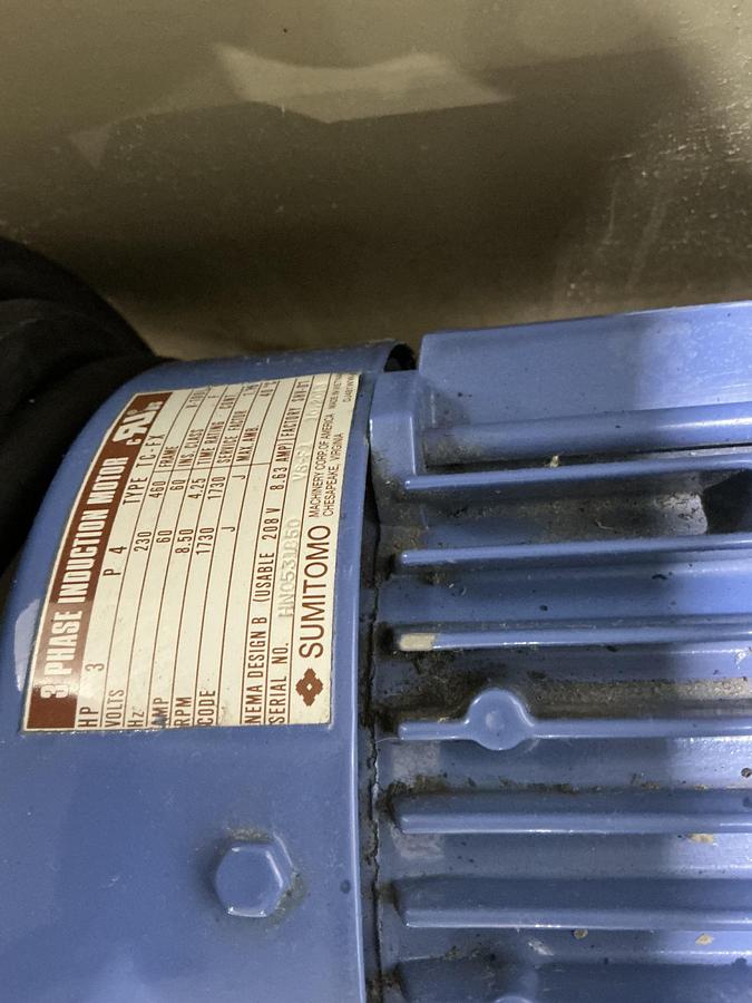 Used CONAIR WORTEX LP-350 GRINDER GRANULATOR USED #152557 Inside NEEDS TO BE CLEANED