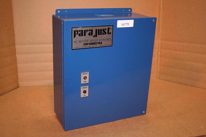 Used PARAMETRICS AC Motor Speed Control 601500 Used