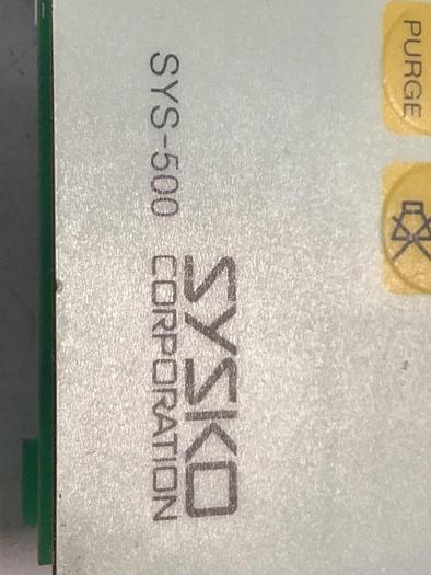 Used SYSCO Control Panel SYS-500 #125130