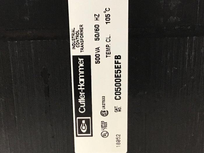 Used CUTLER HAMMER Transformer C0500E5EFB #127505