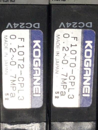 Used KOGANEI Solenoid w/ Valves F10M7AJ #104802