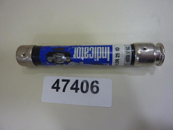 Used LITTELFUSE 25 Amp Fuse FLSR-25-ID #47406