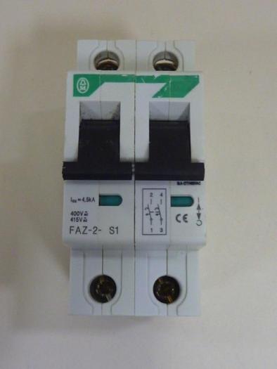Used MOELLER Circuit Breaker FAZ-2-S1 #63779