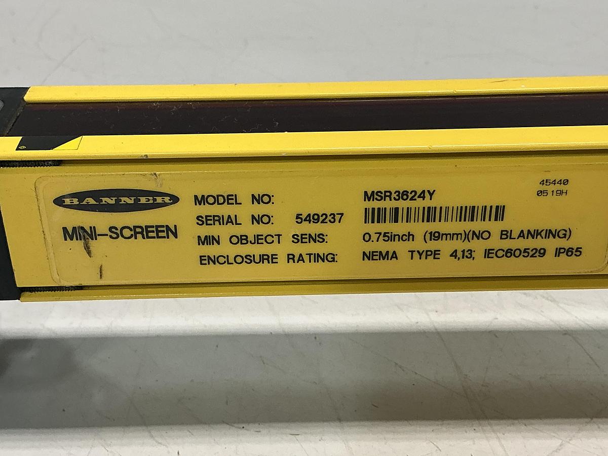 Used BANNER MSR3624Y