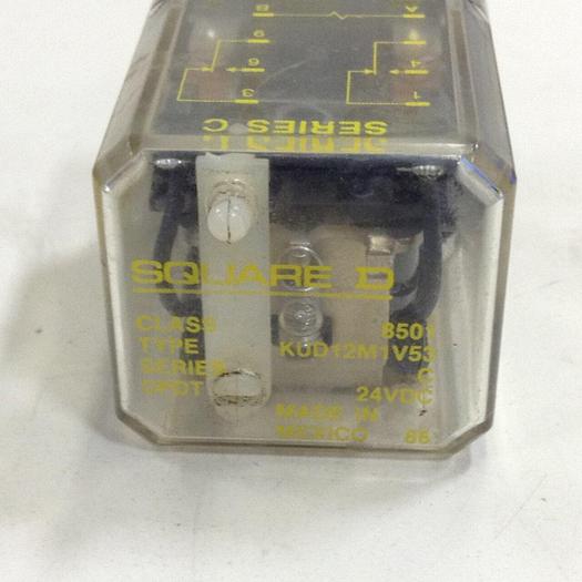 Used SQUARE D Relay 8501-KUD12M1V53 #76388