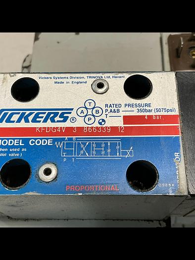 Used VICKERS KFDG4V 3 866339 12