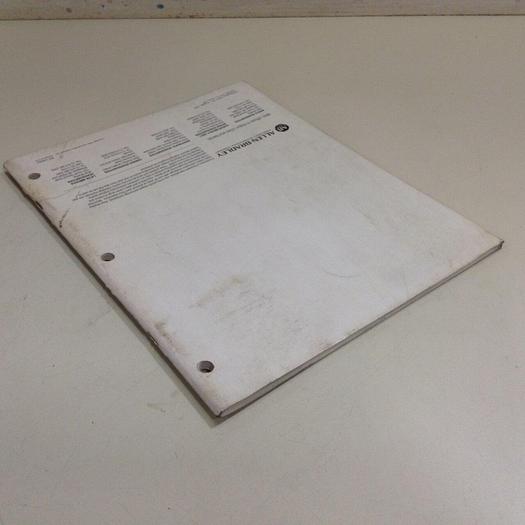 Used ALLEN BRADLEY Installation Manual 1395-5.55 #70841