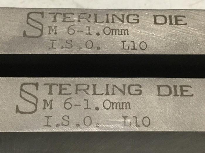 STERLING DIE Boltmaker Die 2 Piece Set IS-M060-000XB3164 #110163