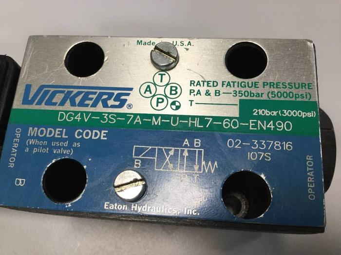 Used VICKERS Directional Valve DG4V3S7AMUHL760EN490 #98842
