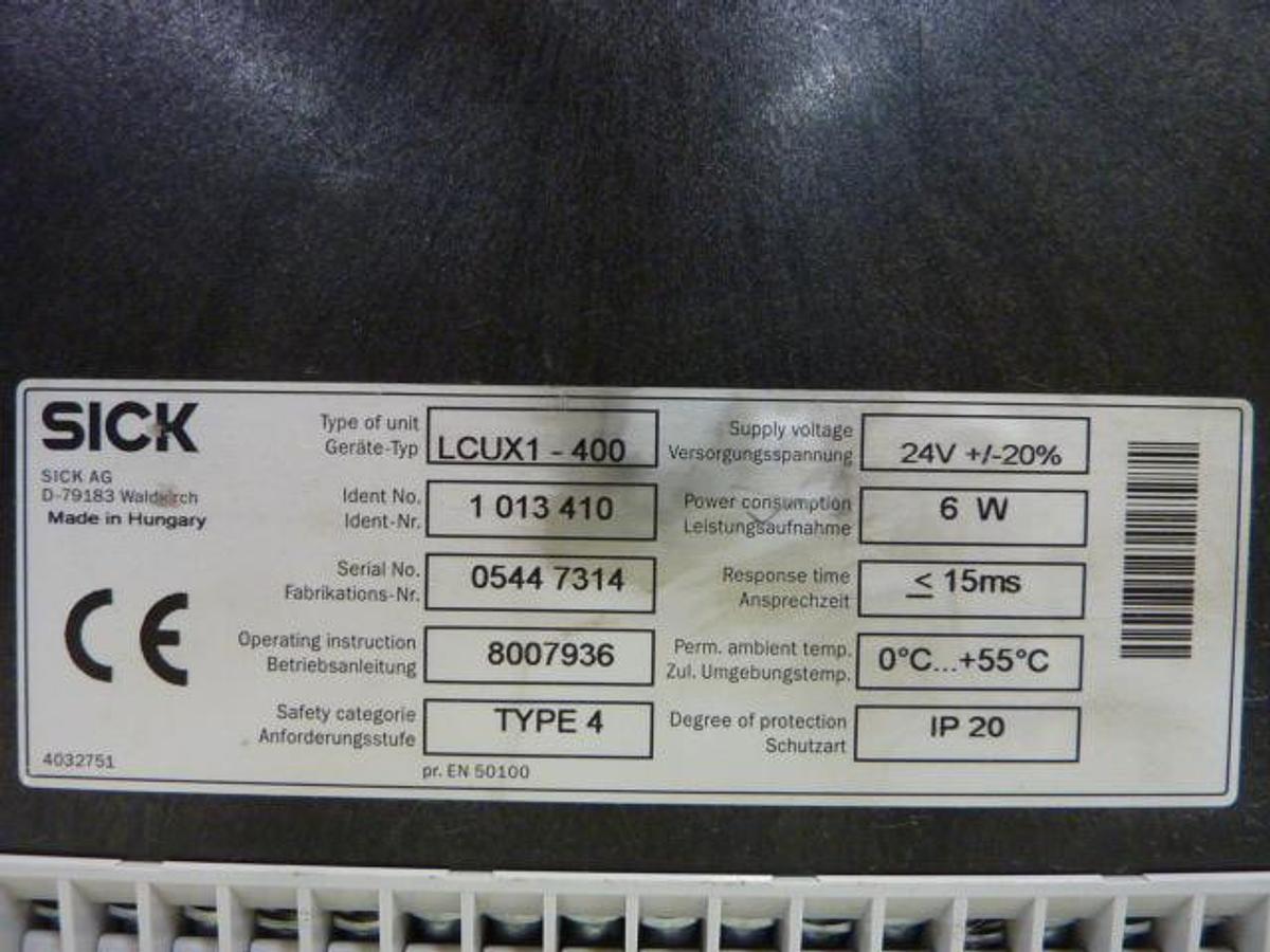 Used SICK MAIHAK Safety Interface LCUX1-400 USED