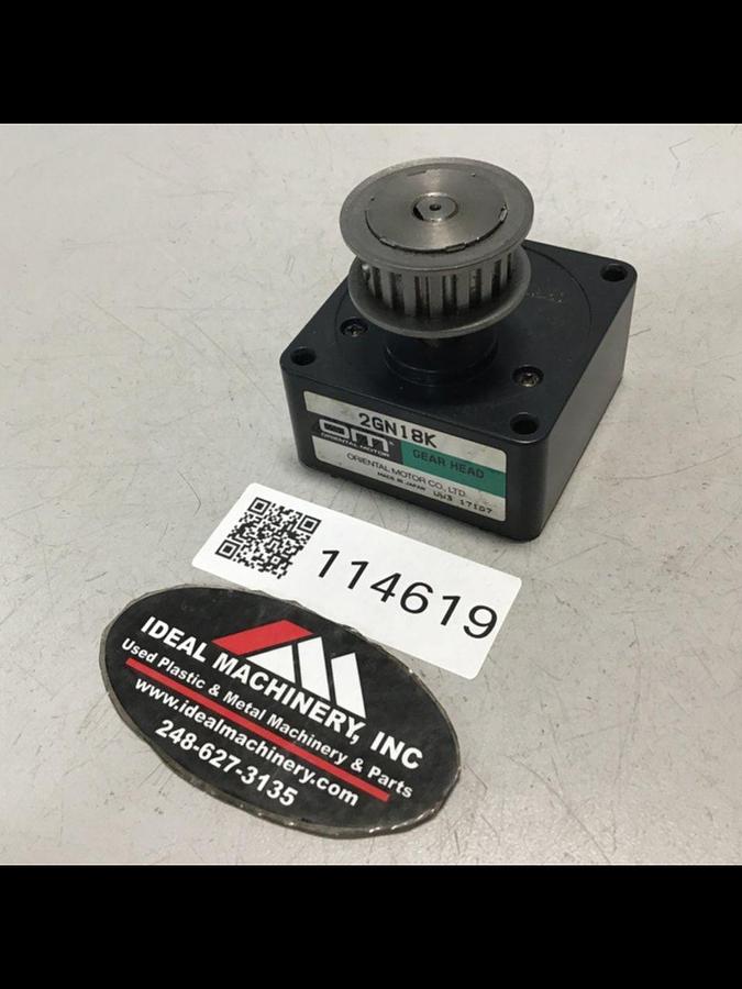 Used ORIENTAL MOTOR Gearhead 2GN18K Used
