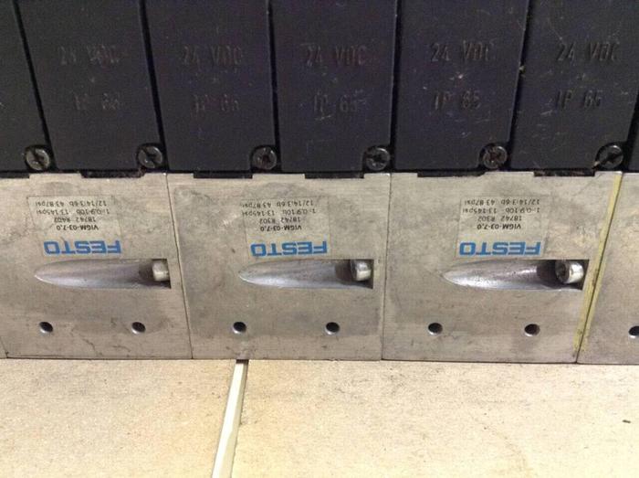 Used FESTO Control Block w/ Valves IFB8-03 #70461