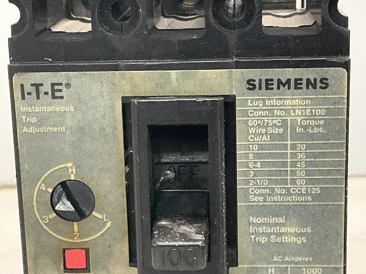 Used SIEMENS ED63A100