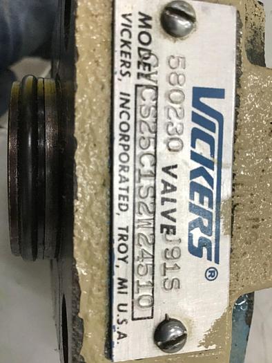 Used VICKERS Hydraulic Valve CVCS25C1S2W24510 #141835