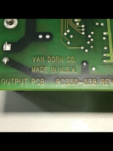 Used VAN DORN Pathfinder DC Output Board PC330-038 Used