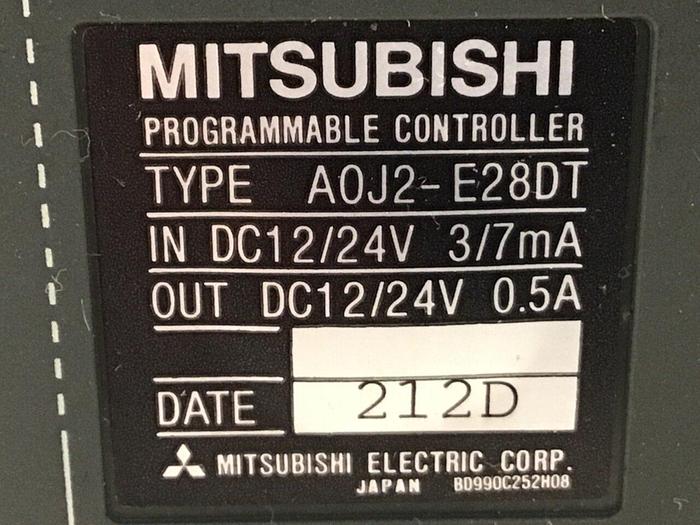 Used MITSUBISHI Programmable Controller A0J2-E28DT #118560