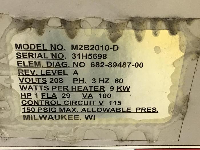 Used STERLING M2B2010-D Thermolator / Hot Oil Unit Used #142728