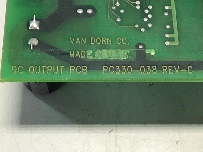 Used VAN DORN Pathfinder DC Output Board PC330-038 Used