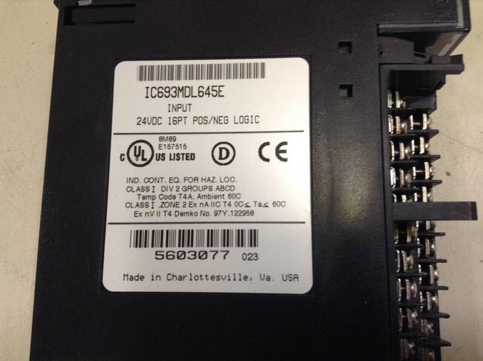 Used G.E. FANUC Input Module IC693MDL645E #75278
