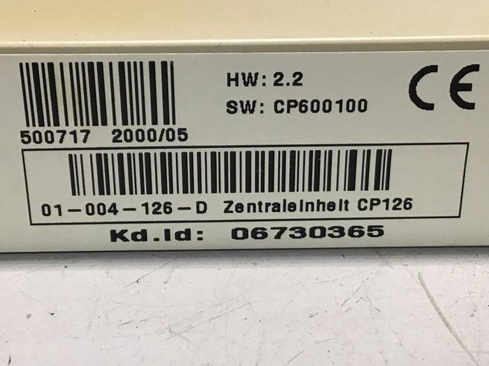 Used DEMAG Input Module CP126 01-004-126-D #139304